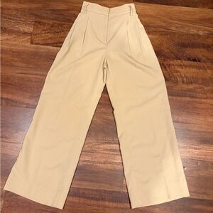 Ann Taylor Cream Wide Leg Pants